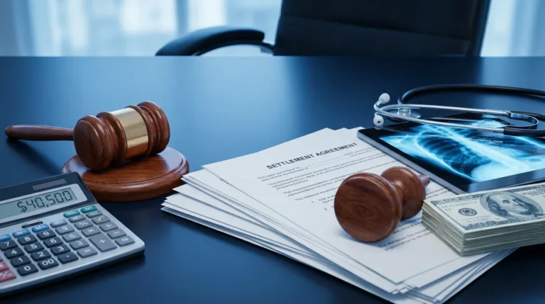 personal injury settlement amount calculator and documents