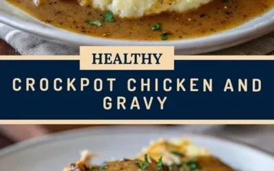 Delicious Crockpot Chicken and Gravy served in a bowl with mashed potatoes.