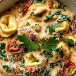 Delicious Marry Me Tortellini dish, perfect for romantic dinners.