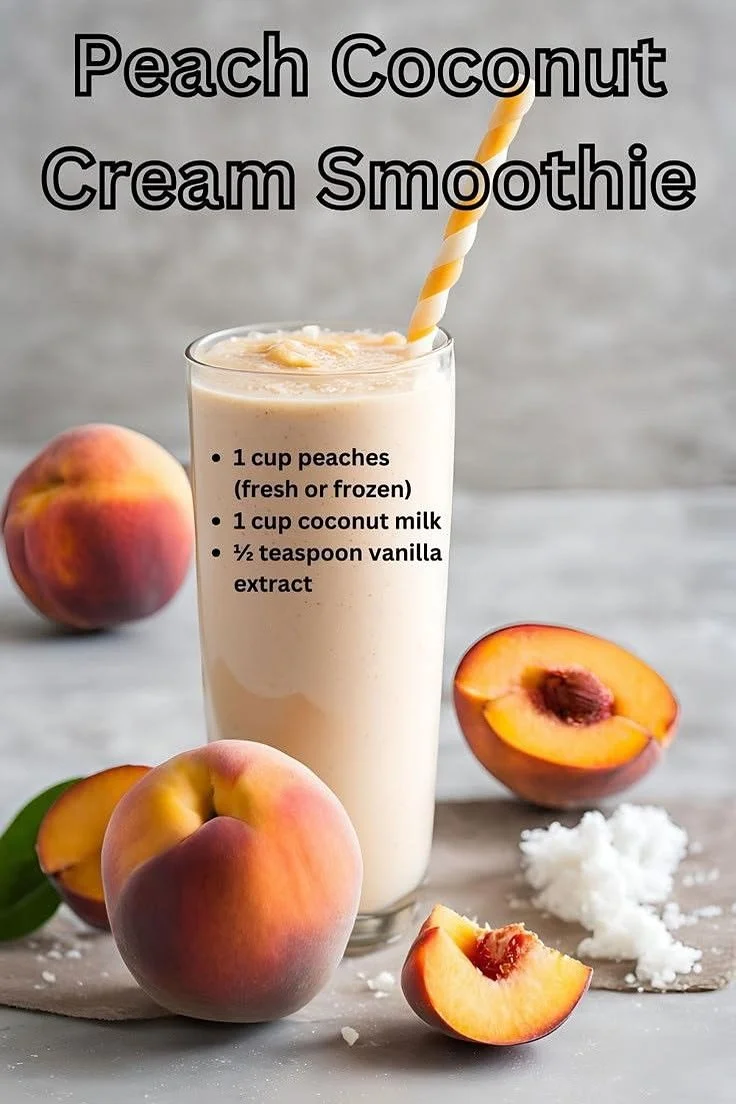 Peach Coconut Smoothie
