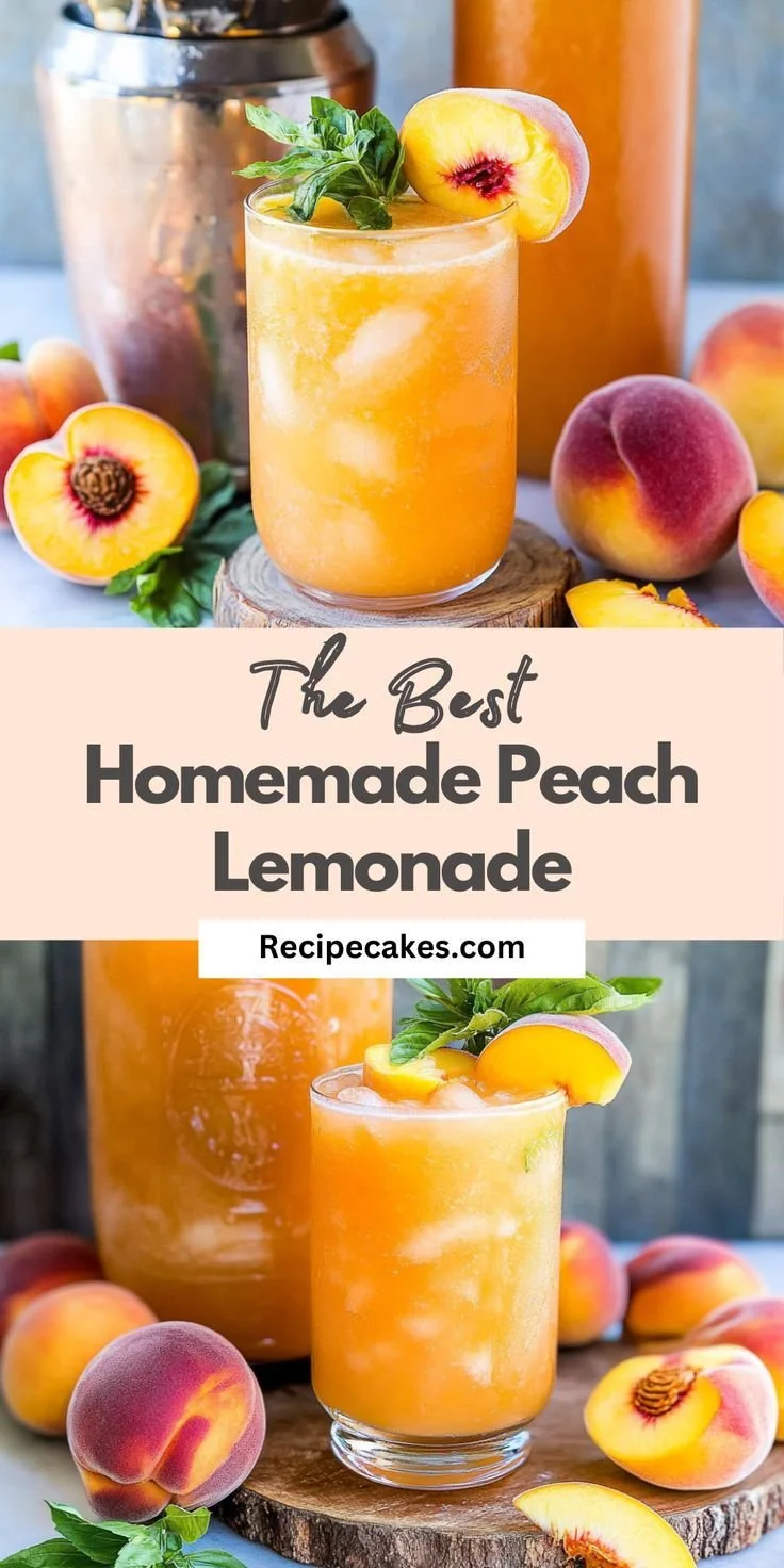 Refreshing Peach Lemonade